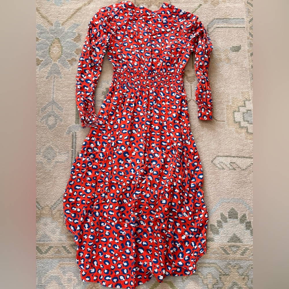 The Drop Grace Atwood Stylish Red Leopard Print Dress - Picture 5 of 6